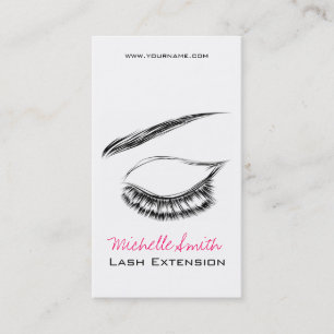 Eye Sketch Mascara Lash Extension Business Card
