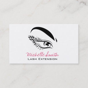 Eye Sketch Mascara Lash Extension Business Card