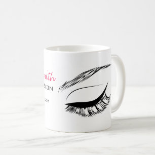 Eye Sketch Mascara Lash Extension Coffee Mug