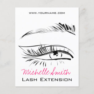 Eye Sketch Mascara Lash Extension Flyer