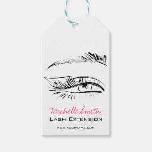 Eye Sketch Mascara Lash Extension Gift Tags