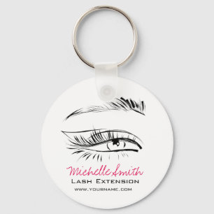 Eye Sketch Mascara Lash Extension Keychain