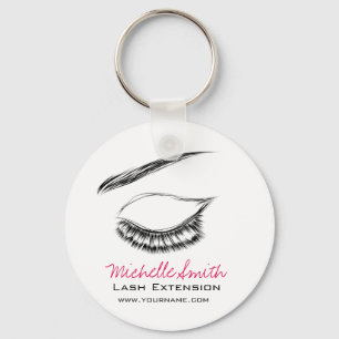 Eye Sketch Mascara Lash Extension Keychain