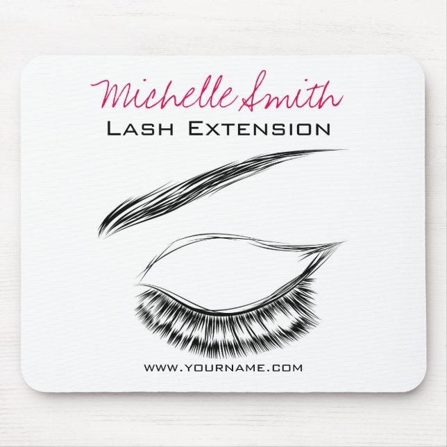Eye Sketch Mascara Lash Extension Mouse Pad (Front)