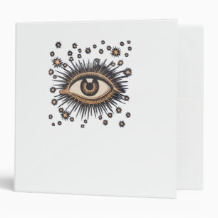 Eye Stars Moon Celestial Nouveau Binder