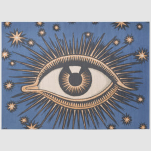 Eye Stars Moon Celestial Nouveau Tissue Paper
