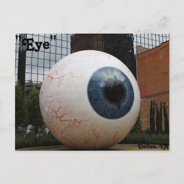 Eye Statue # 1 Postcard (Front)
