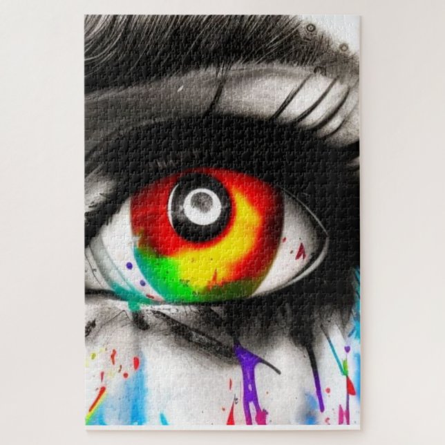 EYE!  Striking image. Jigsaw Puzzle (Vertical)