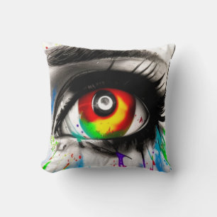 EYE! Striking image. Throw Pillow