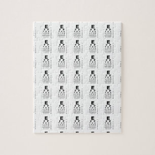 Eye Test Chart Jigsaw Puzzle