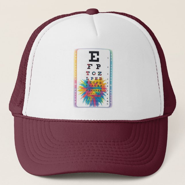 EYE TEST TRUCKER HAT (Front)