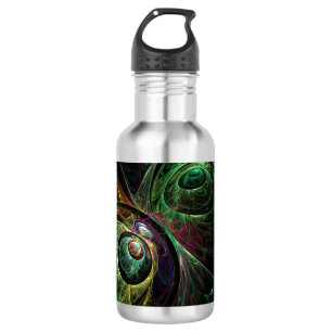 Eye to Eye Abstract Art Bottle