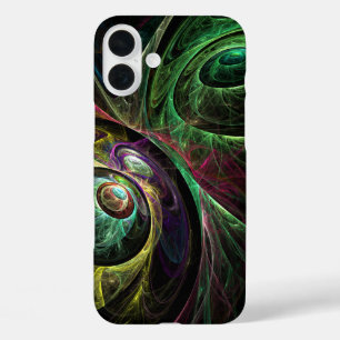 Eye to Eye Abstract Art iPhone 16 Plus Case