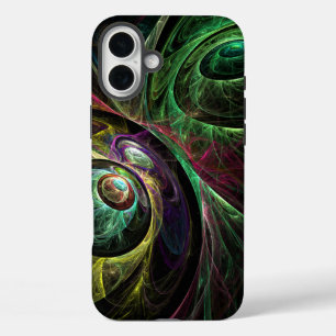 Eye to Eye Abstract Art iPhone 16 Plus Case