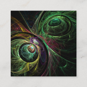 Eye to Eye Abstract Art Enclosure Card
