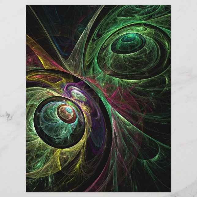 Eye to Eye Abstract Art Flyer (Front)