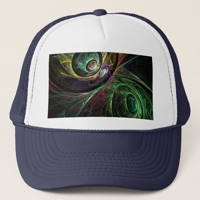 Eye to Eye Abstract Art Hat (Front)