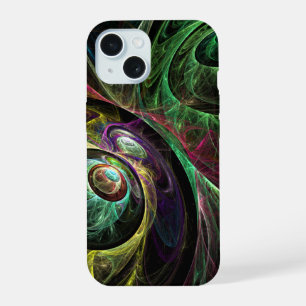 Eye to Eye Abstract Art iPhone 15 Case