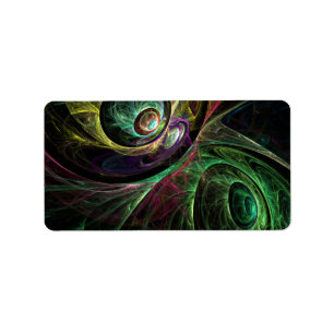 Eye to Eye Abstract Art Label
