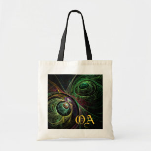 Eye to Eye Abstract Art Monogram Bag
