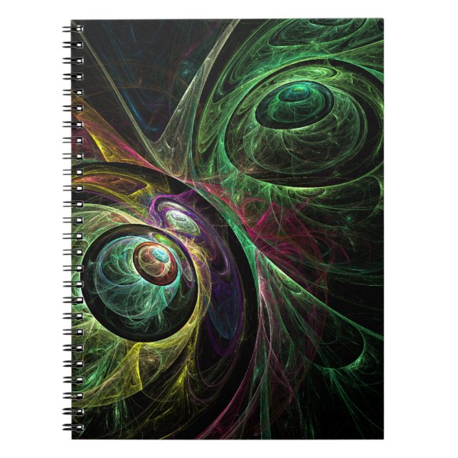 Eye to Eye Abstract Art Notebook (Front)