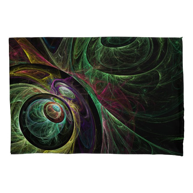 Eye to Eye Abstract Art Pillowcase (Front)