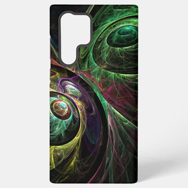 Eye to Eye Abstract Art Samsung Galaxy S22 Ultra Case (Back)