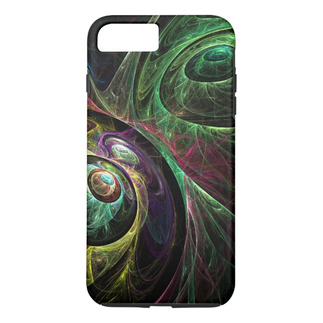 Eye to Eye Abstract Art Tough Case-Mate iPhone Case (Back)