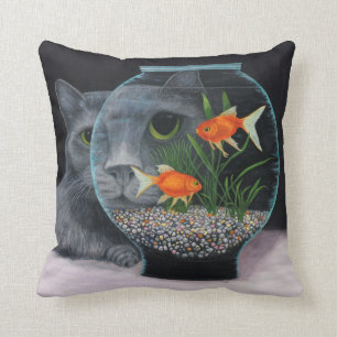 Eye to Eye Throw Pillow