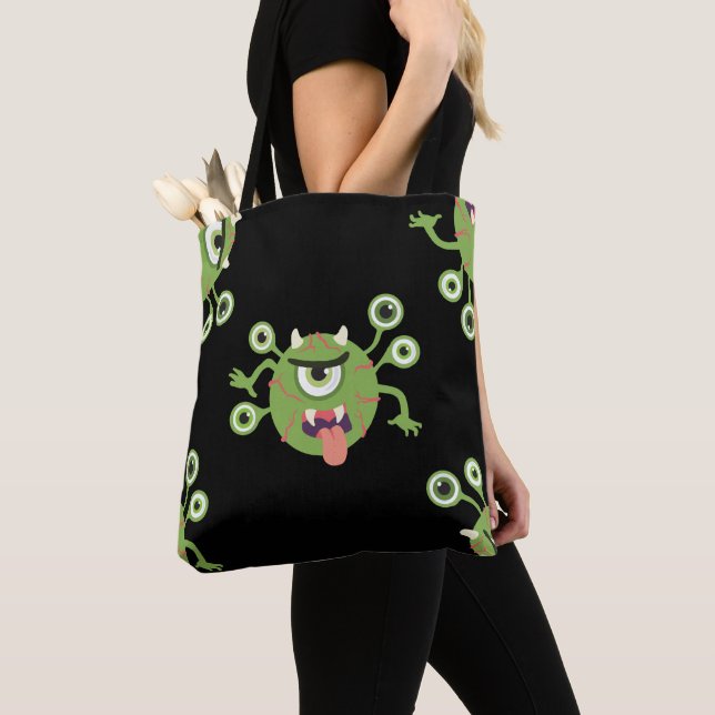 eye troll tote bag (Close Up)