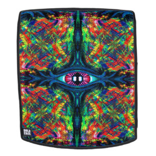 Eye Twisted and Trippy Painting Backpack