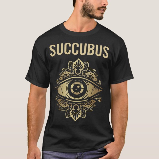 Eye Watching Succubus T-Shirt (Front)