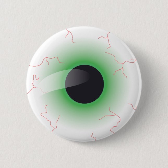 Eyeball 2 Inch Round Button (Front)
