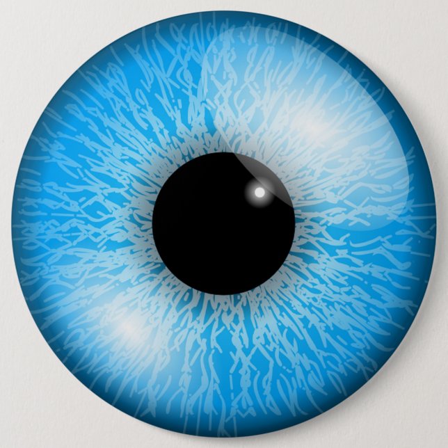 EYEBALL 6 INCH ROUND BUTTON (Front)