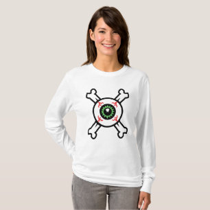 Eyeball and Crossbones (light backgrounds) T-Shirt