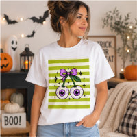 Eyeball Cherries Bow Halloween Coquette Graphic