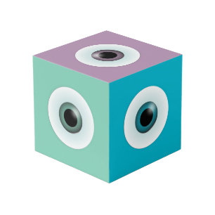 Eyeball Colour Cube Weird Decor