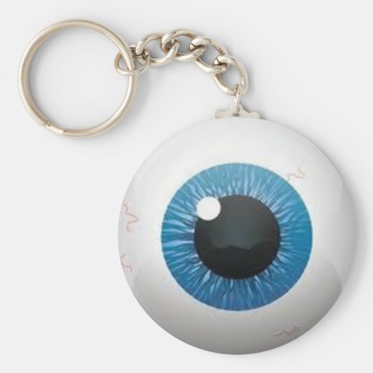 Eyeball keychain Zazzle.ca
