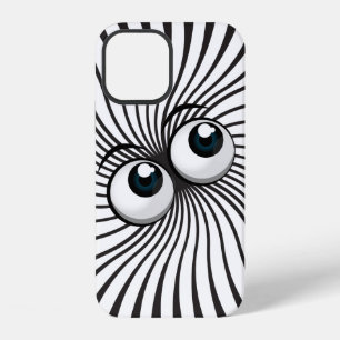 Eyeball Mania on white iPhone 12 Case