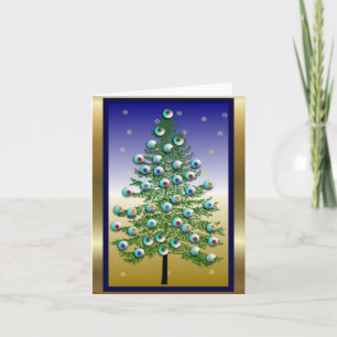 Eyeball Tree Holiday Card