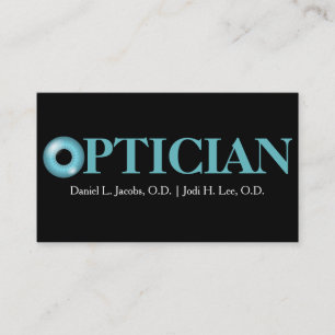 EyeBall Vision Clinic Doctor Optician Business Card
