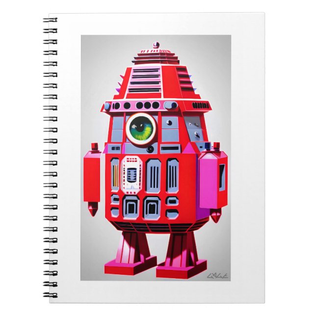 Eyebotics Ken Gauge Sci-Fi Notebook (Front)