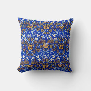 Eyebright Pattern, William Morris Throw Pillow