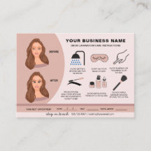 Eyebrow Lamination Aftercare Instructions