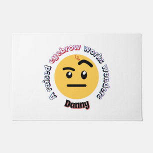 Eyebrow Sass: A Raised Eyebrow Works Wonders Doormat