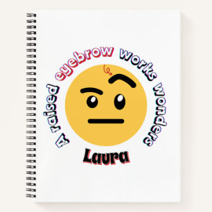 Eyebrow Sass: A Raised Eyebrow Works Wonders Notebook