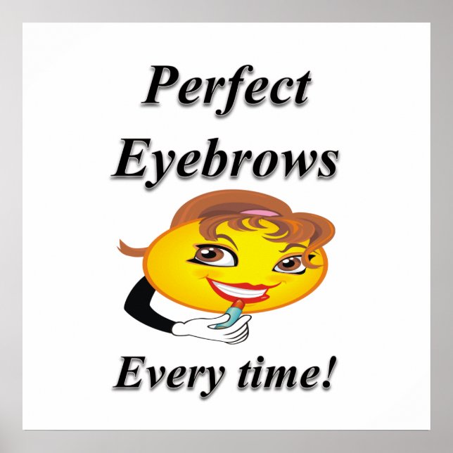 Eyebrows Haircut Vente Poster Matte (Devant)
