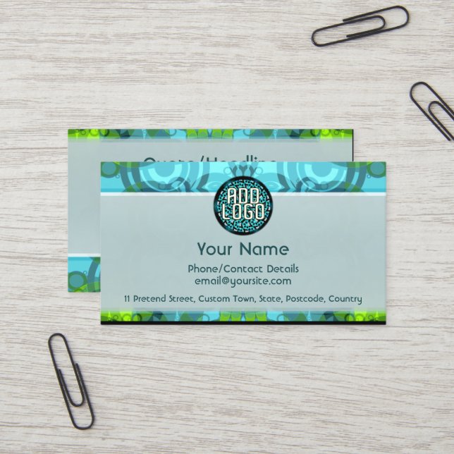 EYECiRCLES BUSINESS CARD (Front/Back In Situ)