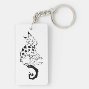 Eyed beast keychain