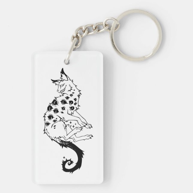 Eyed beast keychain (Back)